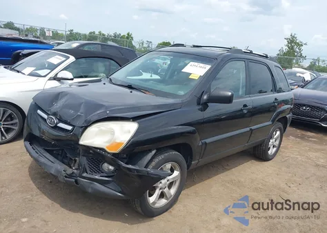 2009 Kia Sportage Lx V6 из США, поврежденный, VIN KNDJF723597626313